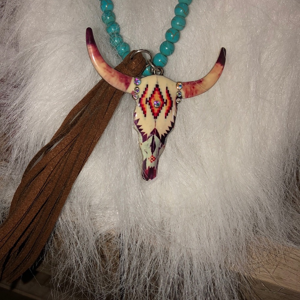 STEER HEAD NECKLACE 🐂